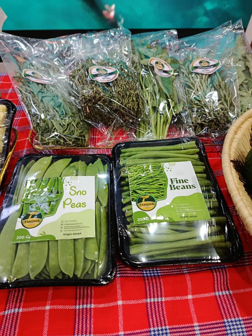 Fresh produce display